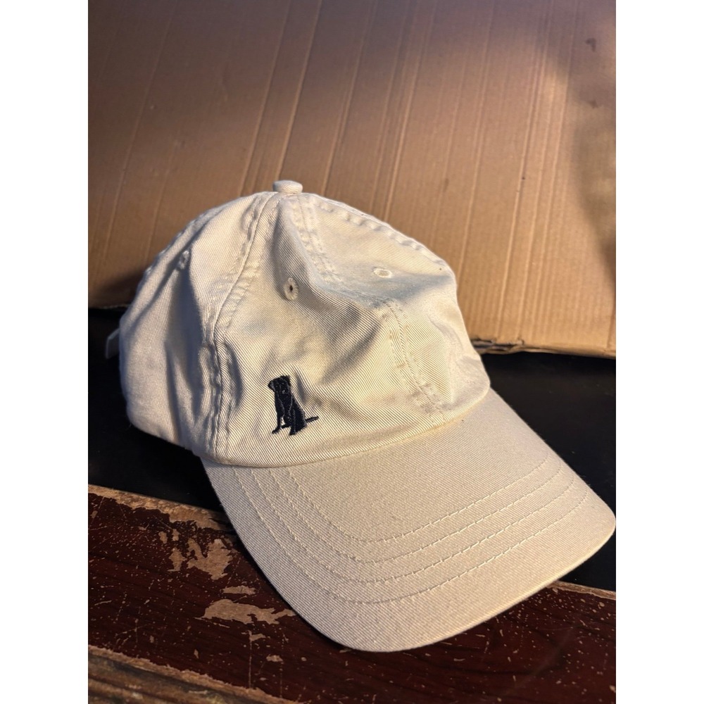 Labrador Dog Cotton Baseball Cap Adjustable Strap Embroidered Logo